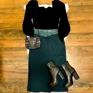 Vintage skirt with satin lining